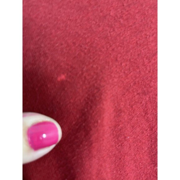 Abercrombie Fitch VTG Spellout Y2K Snowflake Shirt Mens XL Red Lng slv - Picture 6 of 10